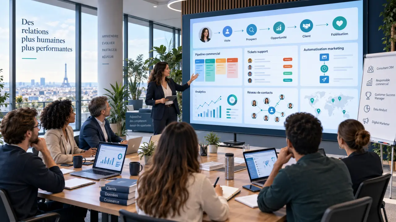 Formation customer relationship management : les compétences et métiers à cibler