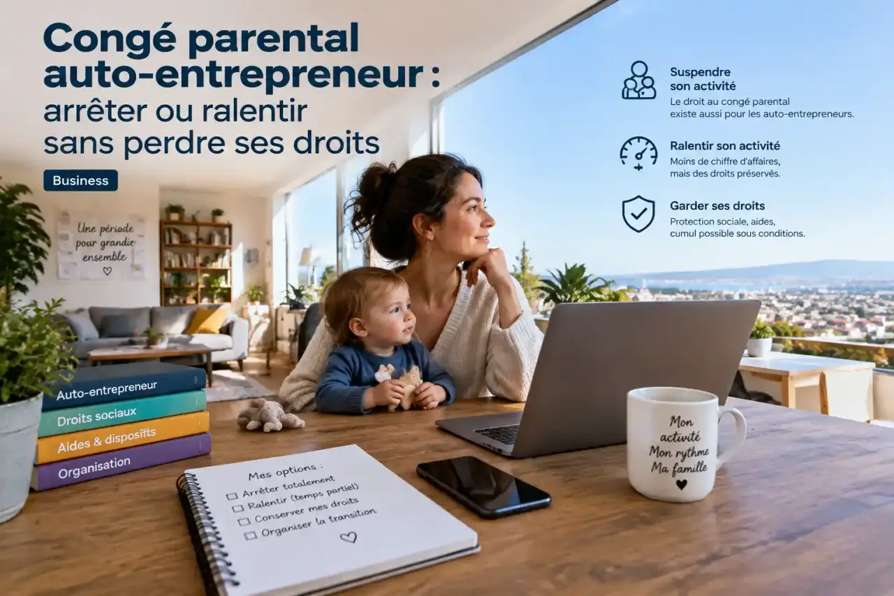 Congé parental auto-entrepreneur : arrêter ou ralentir sans perdre ses droits