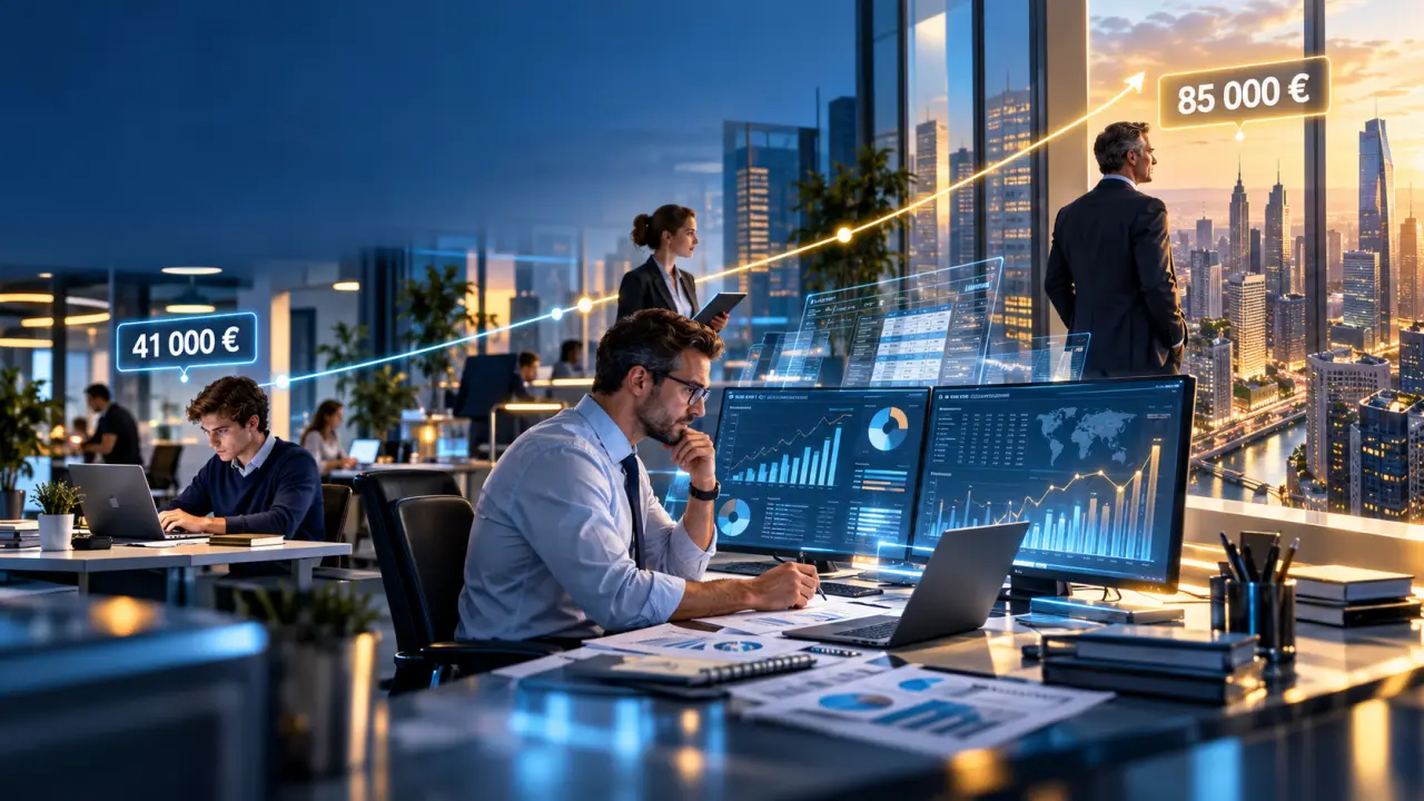 Contrôle de gestion : quel salaire de 41 000 à 85 000 € selon l’expérience ?