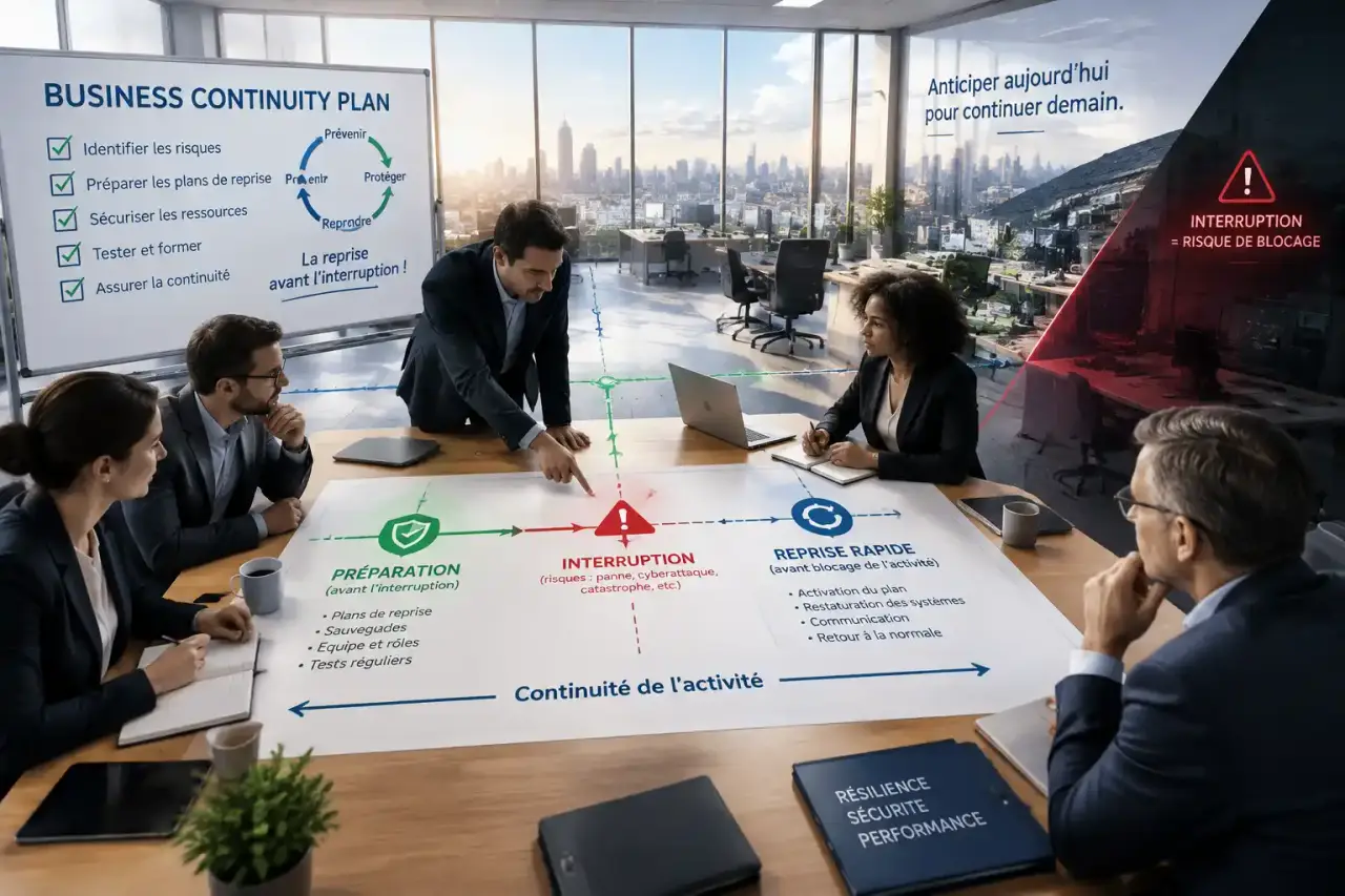 Planning business continuity : organiser la reprise avant que l’interruption ne bloque l’activité