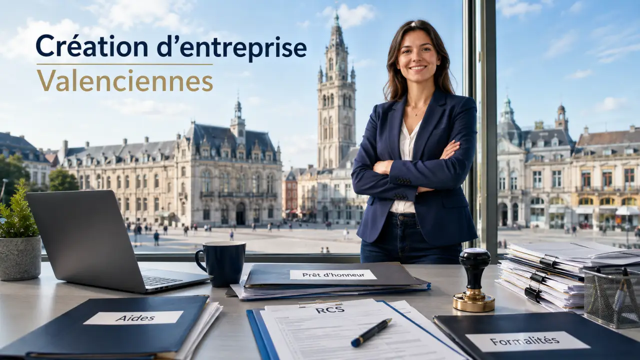 Création d’entreprise à Valenciennes : aides, prêt d’honneur, RCS et formalités à vérifier
